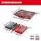 Milwaukee Tool Tool Storage Milwaukee 47PC 1/2" Drive Ratchet & Socket Set with PACKOUT™ Organizer