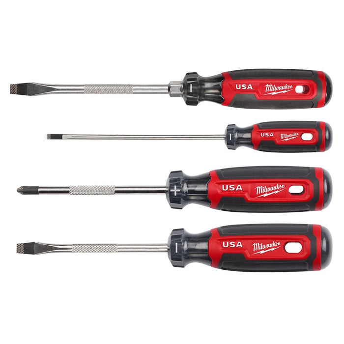 Milwaukee Tool Milwaukee 4PC Cushion Grip Screwdriver Kit (USA)