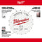 Milwaukee Tool Power Tools Accessories Milwaukee 5-1/2 in. 18T Framing Circular Saw Blade