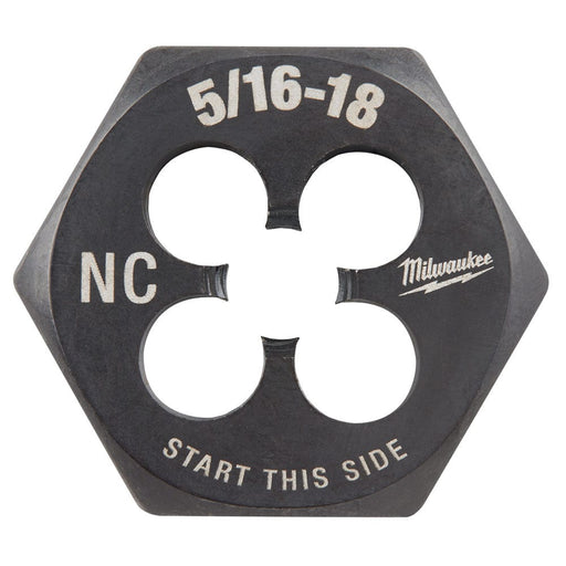 Milwaukee Tool Accessories Milwaukee 5/16"-18 NC 1-Inch Hex Threading Die