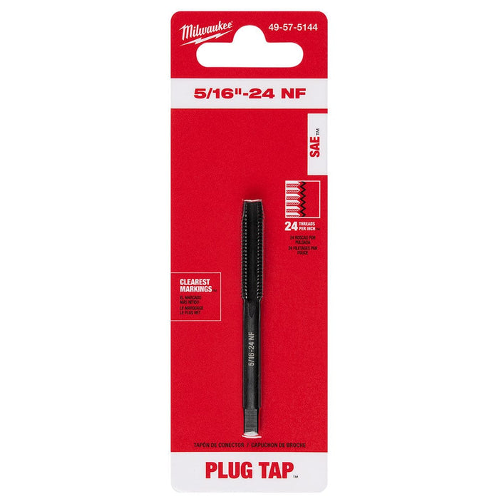 Milwaukee Tool Accessories Milwaukee 5/16"-24 NF Straight Flute Plug Tap