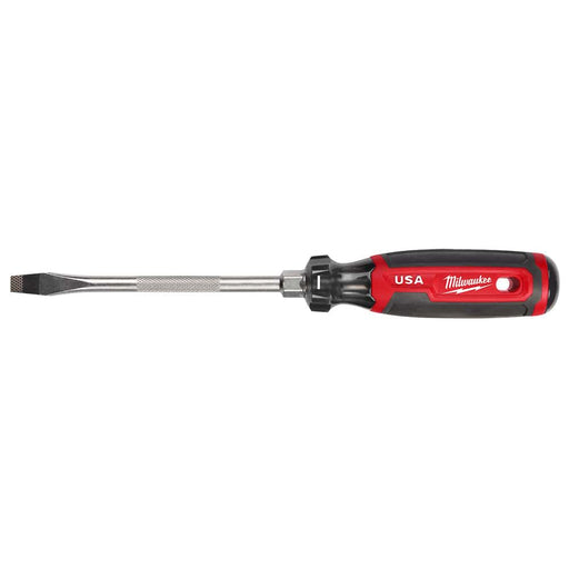 Milwaukee Tool Milwaukee 5/16" Slotted 6" Cushion Grip Screwdriver (USA)