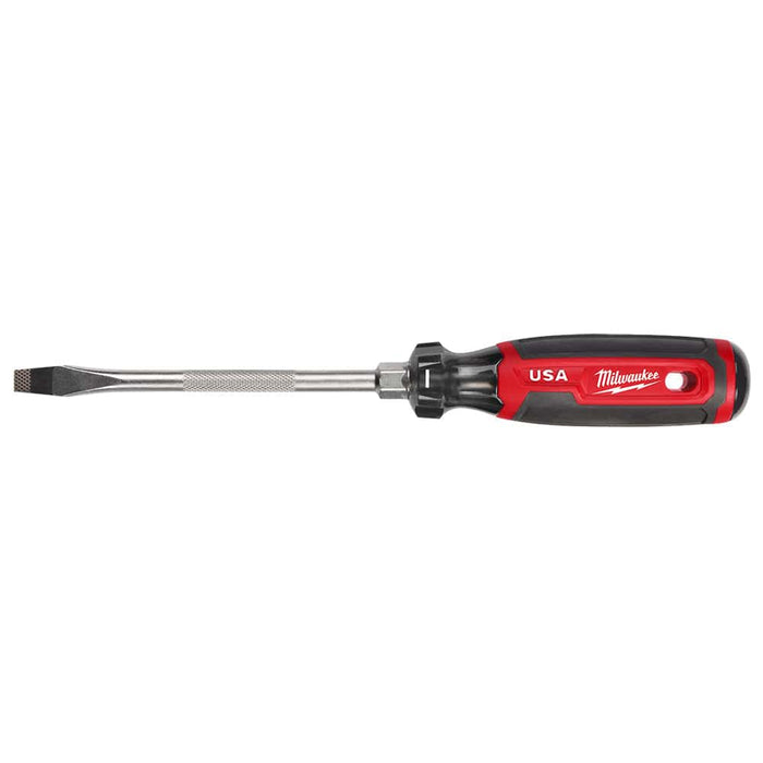 Milwaukee Tool Milwaukee 5/16" Slotted 6" Cushion Grip Screwdriver (USA)