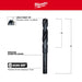 Milwaukee Tool Milwaukee 5/8 in. S&D Black Oxide Drill Bit