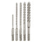 Milwaukee Tool Milwaukee 5-Piece MX4™ 4-Cutter SDS-Plus Rotary Hammer-Drill Bit Kit