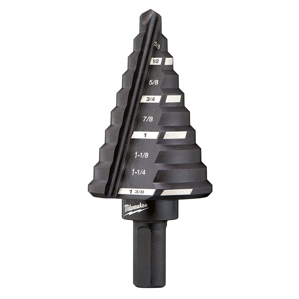 Milwaukee Tool Power Tools Accessories Milwaukee #5 Step Drill Bit, 1/4 in. - 1-3/8 in. x 1/8 in.