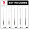 Milwaukee Tool Power Tools Accessories Milwaukee 5pc. SHOCKWAVE™ Carbide Multi-Material Drill Bits