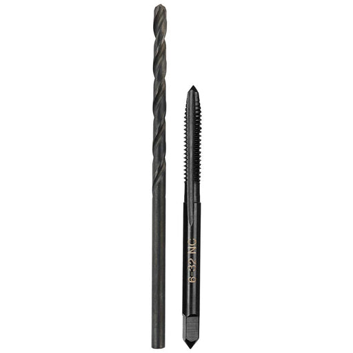 Milwaukee Tool Power Tools Accessories Milwaukee 6-32 NC Straight Flute Plug Tap & #36 Drill Bit