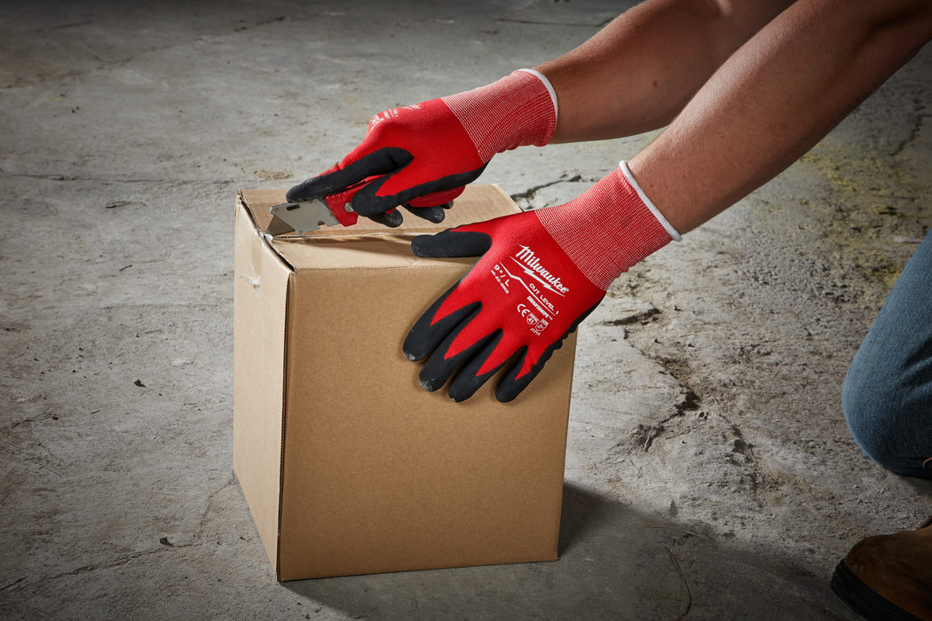 Milwaukee Tool Apparel and Safety Gear Milwaukee (6) CUT 1 NITRILE GLOVES