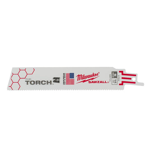 Milwaukee Tool Power Tools Accessories Milwaukee 6 in. 14 TPI THE TORCH™ SAWZALL® Blades 5PK