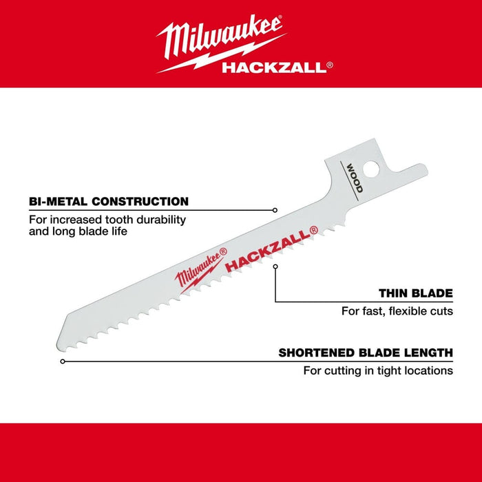 Milwaukee Tool Power Tools Accessories Milwaukee 6 in. 4/6 TPI SAWZALL® Blades 5PK