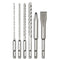 Milwaukee Tool Accessories Milwaukee 6pc. SDS Plus MX4™ 4-Cutter & Chisel Kit