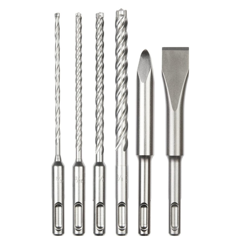 Milwaukee Tool Accessories Milwaukee 6pc. SDS Plus MX4™ 4-Cutter & Chisel Kit