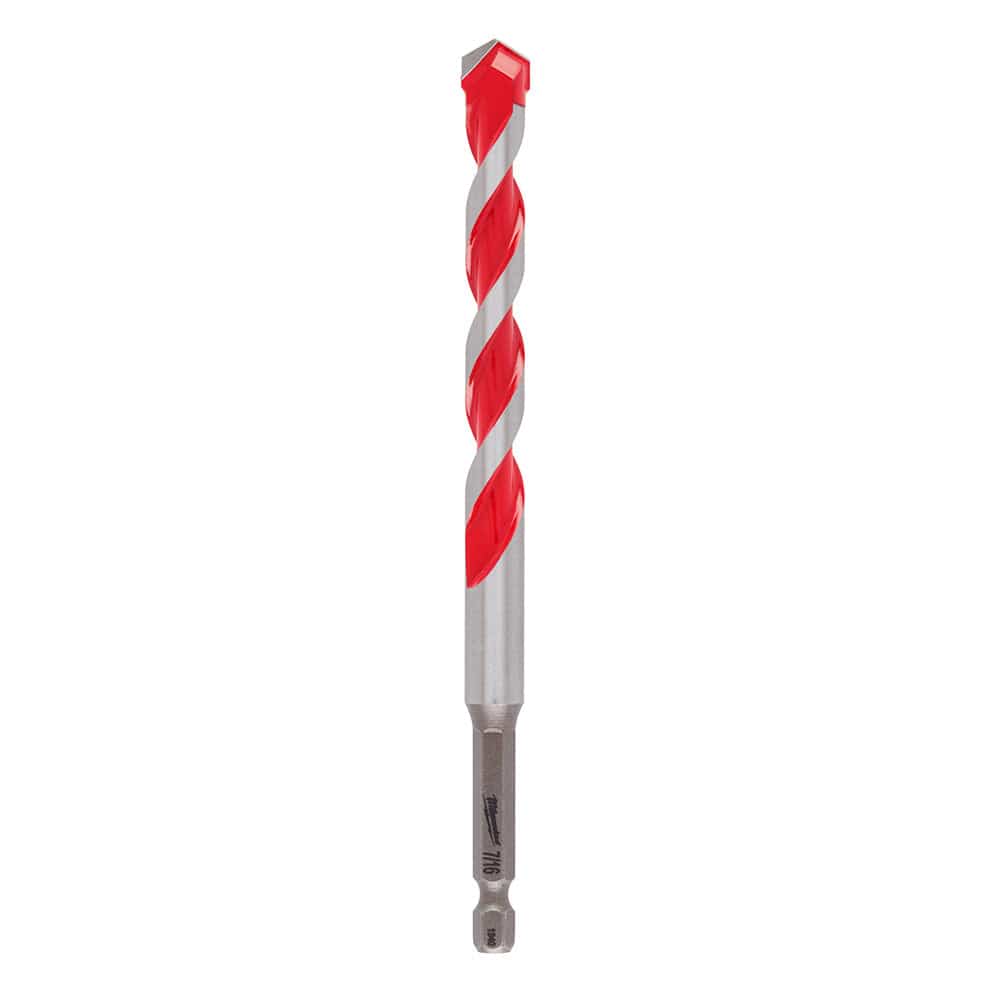 Milwaukee Tool Power Tools Accessories Milwaukee 7/16 in. x 4 in. x 6 in. SHOCKWAVE™ Carbide Hammer Drill Bit