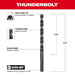 Milwaukee Tool Milwaukee 7/32 in. Thunderbolt® Black Oxide Drill Bit