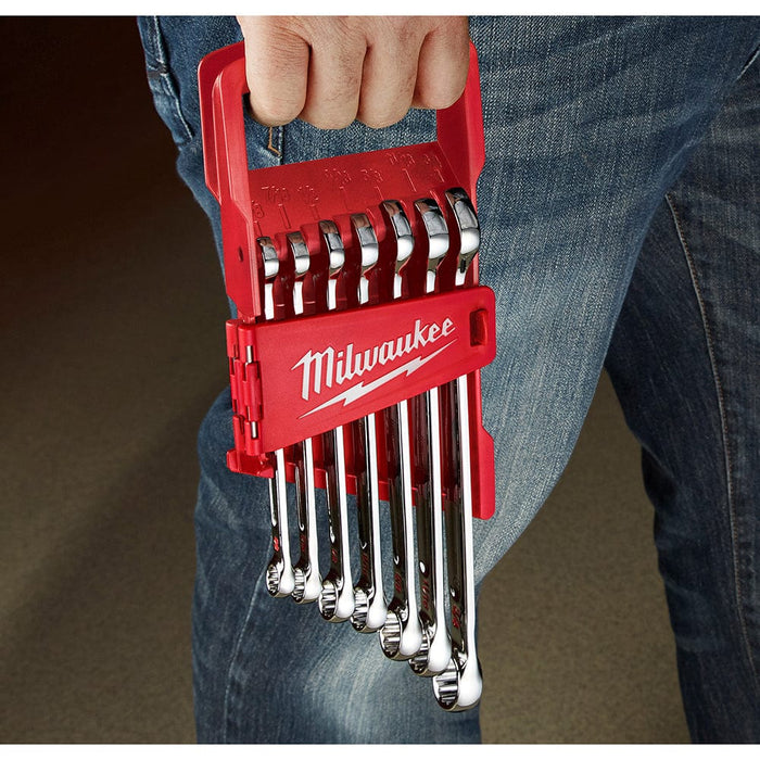 Milwaukee Tool Milwaukee 7-Piece Combination Wrench Set - SAE