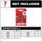 Milwaukee Tool Milwaukee 7-Piece SHOCKWAVE™ Impact Hex Security Insert Bit Set 3PK