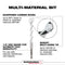 Milwaukee Tool Power Tools Accessories Milwaukee 7pc. SHOCKWAVE Impact Duty™ Carbide Multi-Material Drill Bit Kit