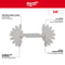 Milwaukee Tool Accessories Milwaukee 8-44 TPI SAE Thread Gauge