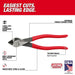 Milwaukee Tool Milwaukee 8" Diagonal Dipped Grip Cutting Pliers (USA)