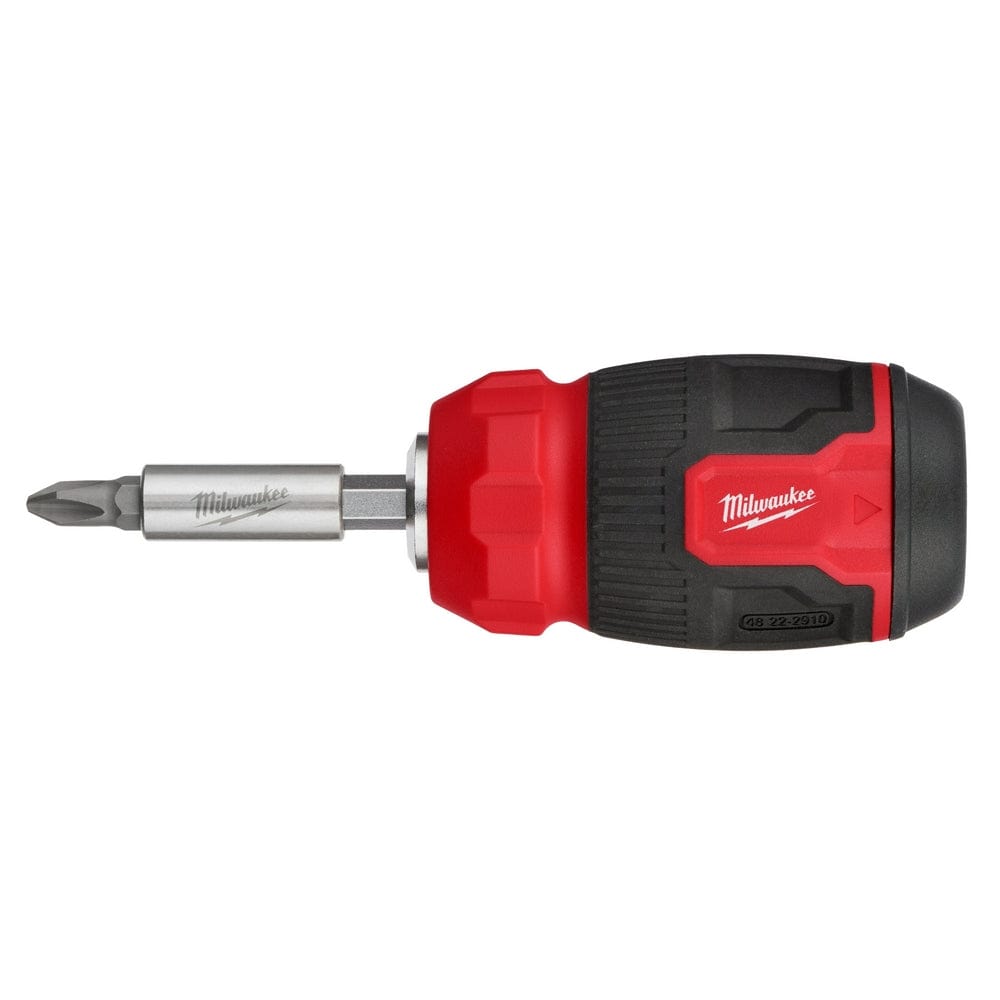 Milwaukee Tool Power Tools Accessories Milwaukee 8-in-1 Compact Multi-Bit Screwdriver