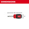 Milwaukee Tool Power Tools Accessories Milwaukee 8-in-1 Compact Multi-Bit Screwdriver