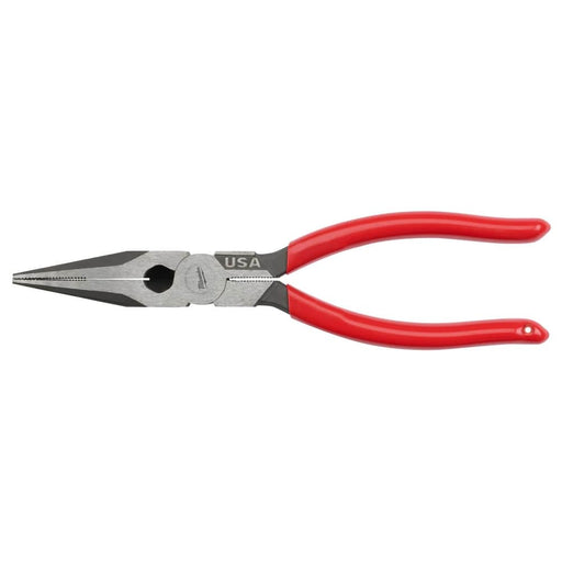 Milwaukee Tool Milwaukee 8" Long Nose Dipped Grip Pliers (USA)