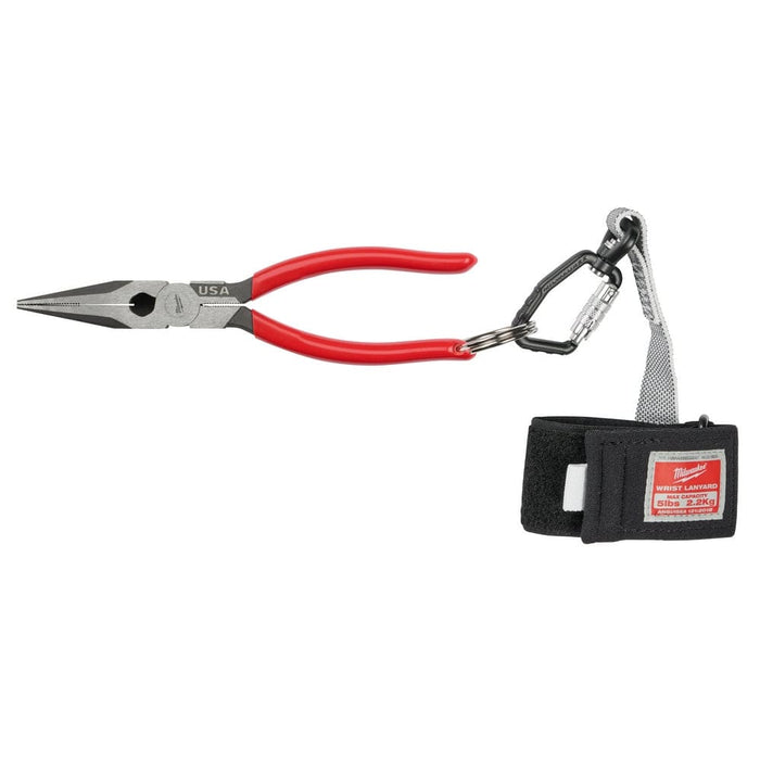 Milwaukee Tool Milwaukee 8" Long Nose Dipped Grip Pliers (USA)