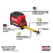 Milwaukee Tool Milwaukee 8M/26Ft Compact Magnetic Tape Measure