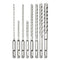 Milwaukee Tool Power Tools Accessories Milwaukee 8pc. SDS Plus MX4™ 4-Cutter Drill Bit Kit