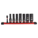 Milwaukee Tool Accessories Milwaukee 8PC SHOCKWAVE™ Impact Duty™ 3/8" Drive SAE Deep 6 Point Socket Set