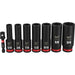 Milwaukee Tool Accessories Milwaukee 8PC SHOCKWAVE™ Impact Duty™ 3/8" Drive SAE Deep 6 Point Socket Set