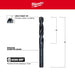 Milwaukee Tool Milwaukee 9/16 in. S&D Black Oxide Drill Bit