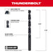 Milwaukee Tool Milwaukee 9/32 in. Thunderbolt® Black Oxide Drill Bit