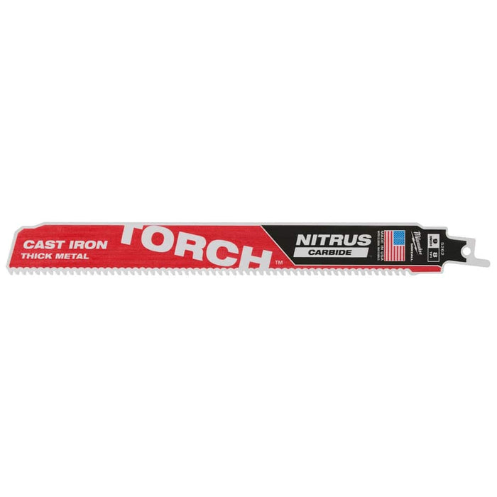 Milwaukee Tool Accessories Milwaukee 9" 7TPI The TORCH™ for CAST IRON with NITRUS CARBIDE™ 1PK