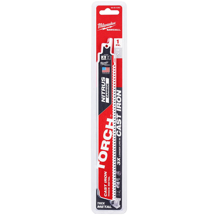 Milwaukee Tool Accessories Milwaukee 9" 7TPI The TORCH™ for CAST IRON with NITRUS CARBIDE™ 1PK