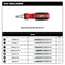 Milwaukee Tool Milwaukee 9-in-1 Square Drive Ratcheting Multi-Bit Driver