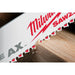 Milwaukee Tool Power Tools Accessories Milwaukee 9 in. 5/8 TPI White Bi-Metal Reciprocating Saw Blade 25Ct