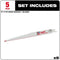 Milwaukee Tool Power Tools Accessories Milwaukee 9 in. 5 TPI SAWZALL® Blades 5PK