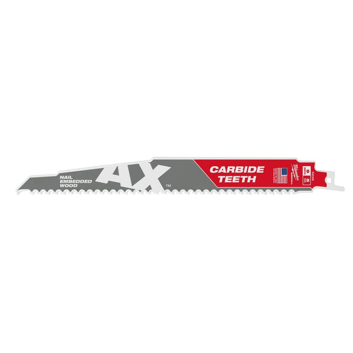 Milwaukee Tool Milwaukee 9 in. 5 TPI The Ax™ Carbide Teeth SAWZALL® Blades 3PK