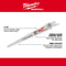 Milwaukee Tool Milwaukee 9 in. 6 TPI Fleam Ground SAWZALL® Blades-Bulk 100