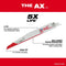 Milwaukee Tool Milwaukee 9 in. 8 TPI The Ax™ SAWZALL® Blade-Bulk 25