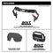 Milwaukee Tool Apparel and Safety Gear Milwaukee BOLT™ Eye Visor - Tinted Dual Coat Lens (Compatible with Milwaukee® Safety Helmets & Hard Hats)