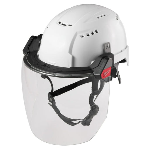 Milwaukee Tool Milwaukee BOLT™ Full Face Shield - Clear Dual Coat Lens (Compatible with Milwaukee® Safety Helmets & Hard Hats)