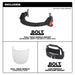 Milwaukee Tool Milwaukee BOLT™ Full Face Shield - Clear Dual Coat Lens (Compatible with Milwaukee® Safety Helmets & Hard Hats)