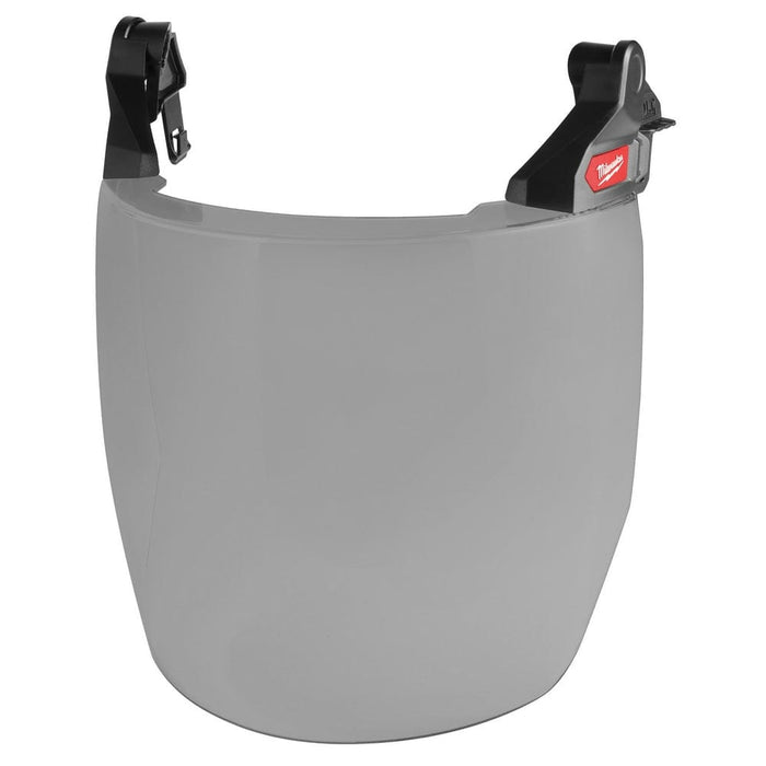 Milwaukee Tool Apparel and Safety Gear Milwaukee BOLT™ Full Face Shield - Gray Dual Coat Lens (Compatible with Milwaukee® Safety Helmet [No Brim])