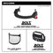 Milwaukee Tool Apparel and Safety Gear Milwaukee BOLT™ Full Face Shield - Metal Mesh (Compatible with Milwaukee® Safety Helmets & Hard Hats)