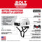 Milwaukee Tool Milwaukee BOLT™ White Full Brim Vented Safety Helmet – Type 2, Class C