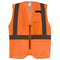 Milwaukee Tool Milwaukee Class 2 High Visibility Orange  Mesh One Pocket Safety Vest - L/XL (CSA)