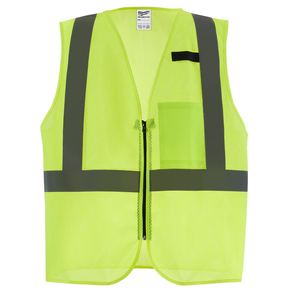 Milwaukee Tool Milwaukee Class 2 High Visibility Yellow Mesh One Pocket Safety Vest - S/M (CSA)